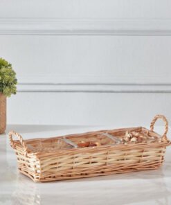 Minimalist 4-Piece Glass Snack Set