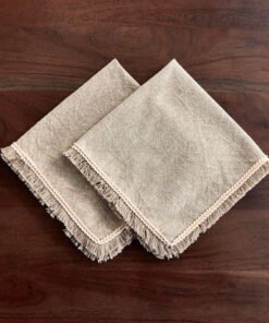 Naturio 2-Piece Slub Napkin Set - 40x40 cm