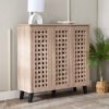 Belford 16-Pair Shoe Cabinet with 3 Doors