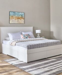 Frankfurt King Bed with 4 Drawers - 180x200 cm
