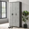 Capri 44-Pair Tall Shoe Cabinet with 3 Doors