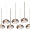 PARIJATA Stainless Steel Desk Straight Rod Paper Memo Holder Fork Receipt Note Spike Stick, Token, Hotel Bill Stand Memo Holder Fork Receipt Note Spike Stick (Pack of 7) (7)