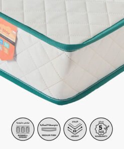 SleepEase iStar Kids Foam Bonnell Spring Single Ma...