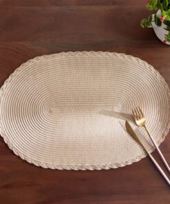 Miso Oval Polypropylene Placemat - 30x45 cm