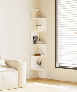 Jazz Tall Corner Wall Shelf