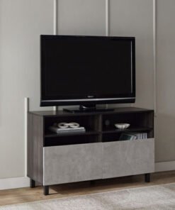 Vegas 1.2 Metre High TV Unit with Door for TVs up ...