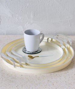 Orion Round Tray with Handle - Set of 3