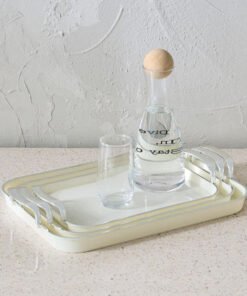 Orion Rectangular Tray with Handle - Set of 3