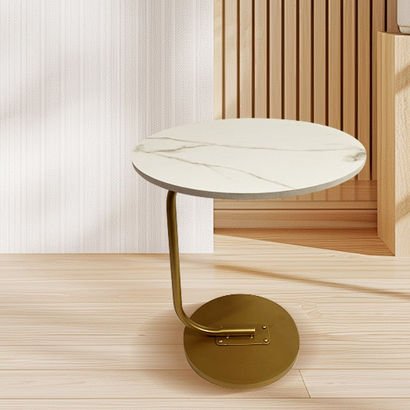 Tyron Marble Finish Accent End Table