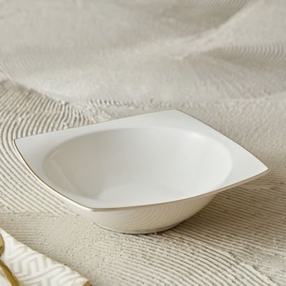 Peace New Bone China Line Square Serving Bowl - 26...