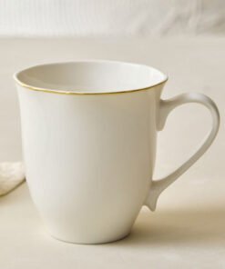 Ivory New Bone China Rim Mug - 420 ml