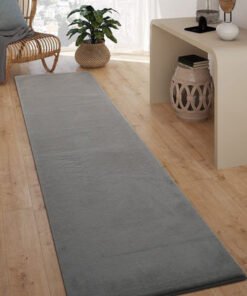 Faux Rabbit Fur Rug - 80x300 cm
