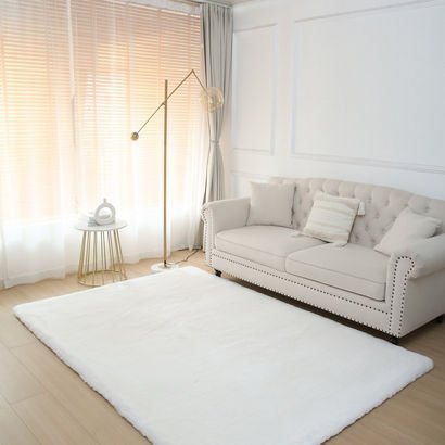 Luxy Bliss Premium Faux Rabbit Fur Rug - 200x300 c...