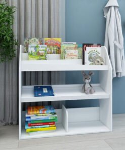 Movo Vanilla Cosmic Kids' Bookcase and Storage Cab...