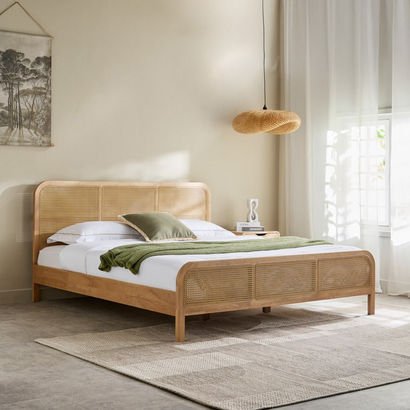 Nordica Cambridge Cane King Bed - 180x200 cm