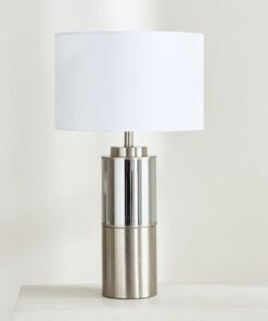 Rollins Metal Table Lamp - 33x56 cm