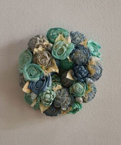 Seyna Mix Sola Wreath - 18x18x5 cm