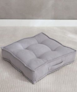Atlanta Ezra Ribbed Floor Cushion - 48x48x10 cm