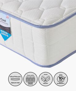 SleepLuxe iCool Gel infused Memory Foam Medium Fir...