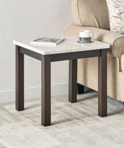 Orlando Genuine Marble Top End Table