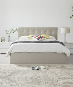 Orlando Upholstered Queen Bed - 140x200 cm