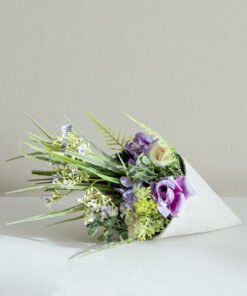 Caven Rose Arrangement in Conical Shape Metal Plan...
