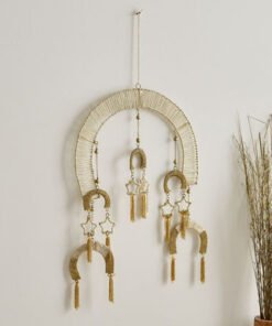 Enzo Metal with Thread Wrapped Wall Decor - 33x43 ...