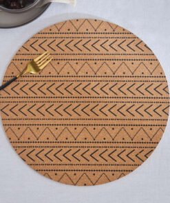 Trib Printed Cork Placemat - 35 cm