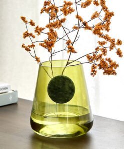 Auden Glass Mini Vase with Blob - 13x12x13 cm