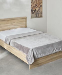 Nova Solid Flannel Twin Blanket - 140x200 cm