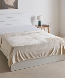 Nova Solid Flannel Queen Blanket - 200x220 cm