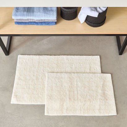Ever Eco 2-Piece Cotton Viscose Bathmat Set