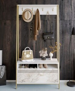 Modulix Alfa Coat Hanger and Shoe Cabinet