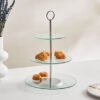 Coral 3-Tier Glass Cake stand