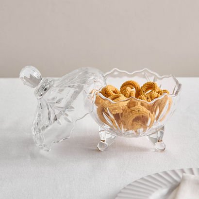 Candy Bowl with Lid - 15x15x20 cm