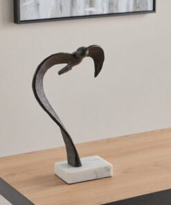 Orbet Aluminium Bird Table Decor Accent - 20x10x31...
