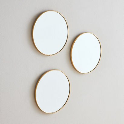 Earlis 3-Piece Mirror Set - 25 cm