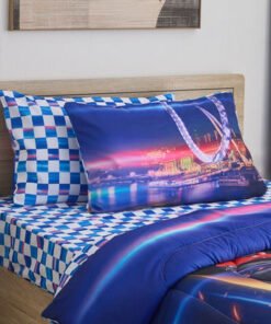 Gaming Racer 2-Piece Microfibre Pillow Cover Set -...