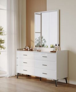 Marwell 6-Drawer Sintered Stone Top Master Dresser...