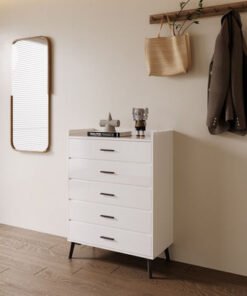 Marwell Sintered Stone Top Chest of 5-Drawers