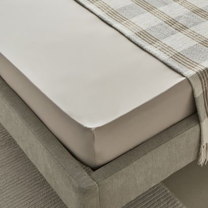 Purely-percale 300TC Double Fitted Sheet - 140x200...