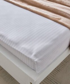 Hamilton Satin Stripe Super King Fitted Sheet - 20...