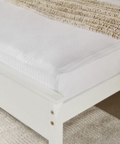 Hamilton Striped Satin Cotton King Fitted Sheet - ...