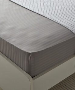 Hamilton Satin Stripe Queen Fitted Sheet - 150x200...
