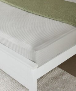 Hamilton Striped Satin Cotton King Fitted Sheet - ...
