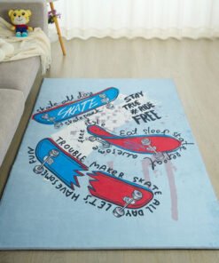 Tom Gearhead Ben Skate All Day Printed Flannel Rug...