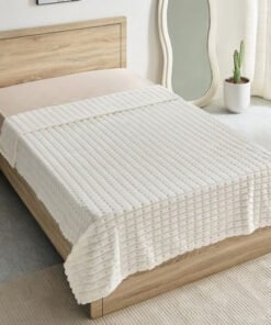 Delft Jacquard Flannel Twin Blanket - 150x200 cm