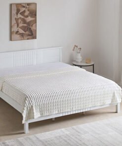 Delft Jacquard Flannel Queen Blanket - 200x220 cm