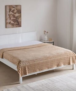 Delft Jacquard Flannel Queen Blanket - 200x220 cm