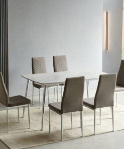 Ciyan 6-Seater Sintered Stone Dining Set